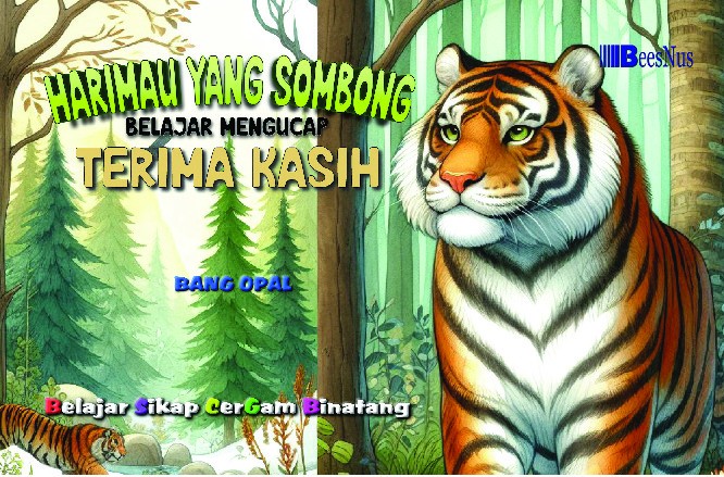 Seri Belajar Sikap Cergam Binatang Harimau Yang Sombong Belajar Mengucap Terima Kasih